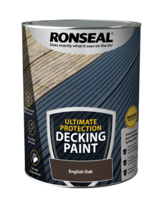 Ronseal Ultimate Protection Decking Paint 5L English Oak