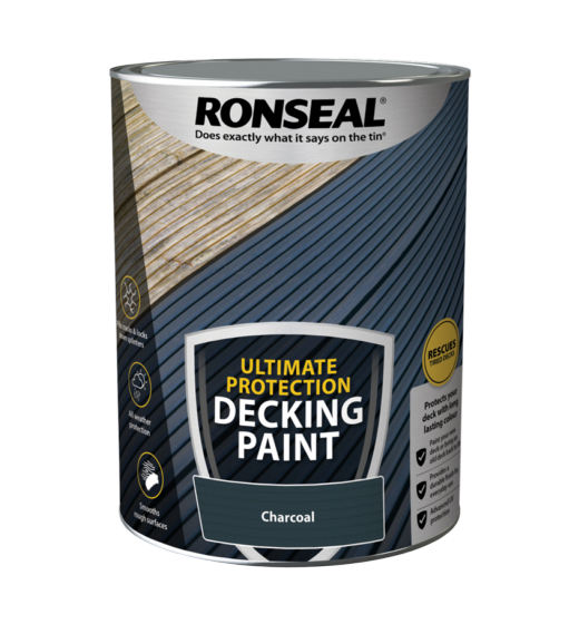 Ronseal Ultimate Protection Decking Paint 5L Charcoal
