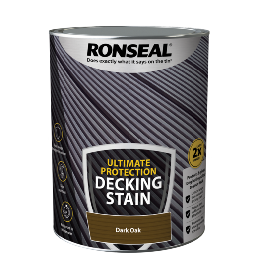 Ronseal Ultimate Protection Decking Stain 5L Dark Oak
