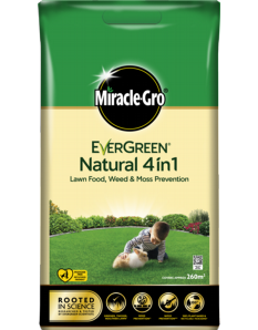 Miracle Gro Natural 4 in 1 Feed, Weed & Mosskiller 260sqm