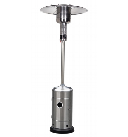 Lifestyle Capri Patio Heater With Wheels 12.5kw Stainless Steel