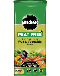 Miracle Gro Fruit & Vegetable Peat Free Compost 42L