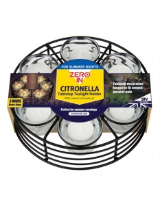 Zero In Citronella Parasol Tealight Holder 