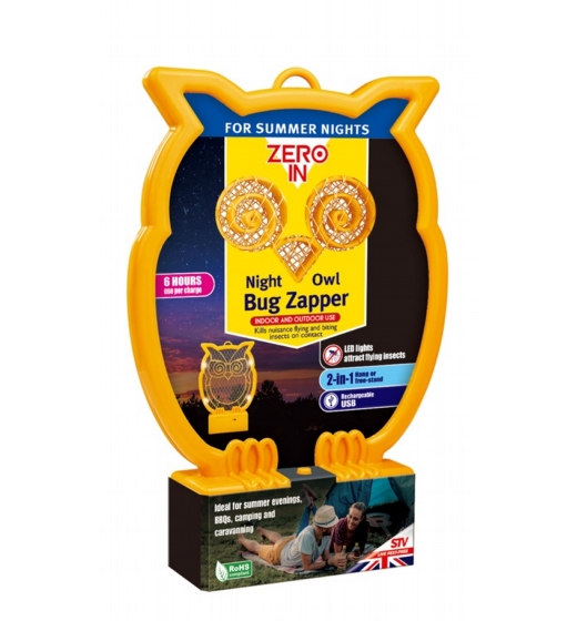 Zero In Night Owl Bug Zapper Rechargeable