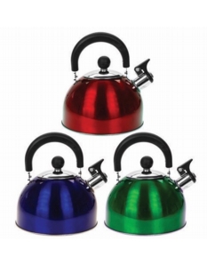 Summit Metalic Whistling Kettle Stainless Steel 2L