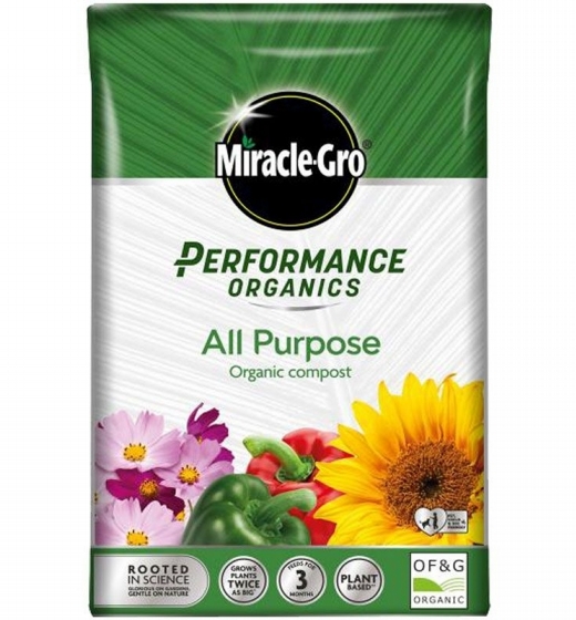 Miracle Gro Performance Organic Potting Compost 20L