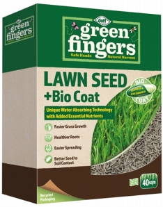 Green Fingers Lawn Seed Bio Coat 1kg