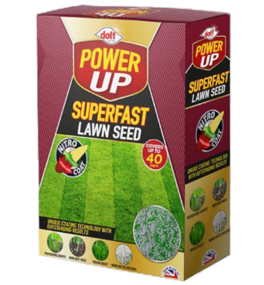 Power Up Superfast Lawn Seed With Nitro Coat 1kg