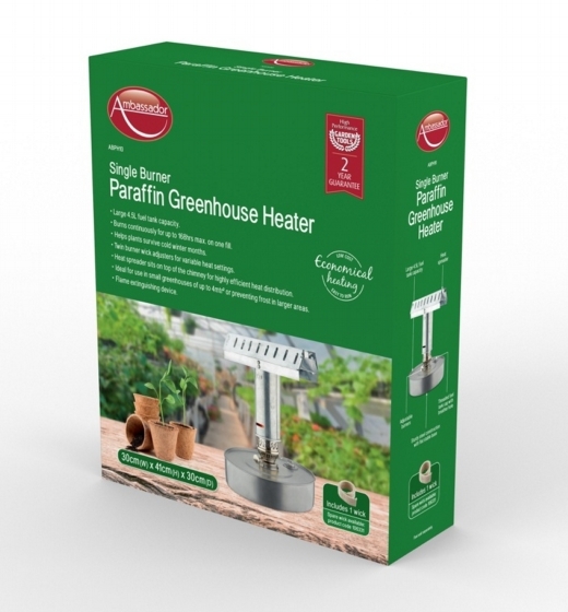 Ambassador Single Burner Paraffin Greenhouse Heater