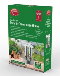 Ambassador Paraffin Greenhouse Heater Twin Burner