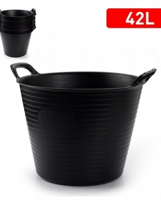 Plasticforte Eco Tub 42L Black