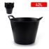 Plasticforte Eco Tub 42L Black