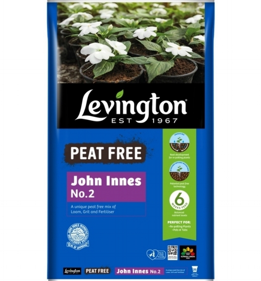 Levington Peat Free John Innes No 2 Compost 25L