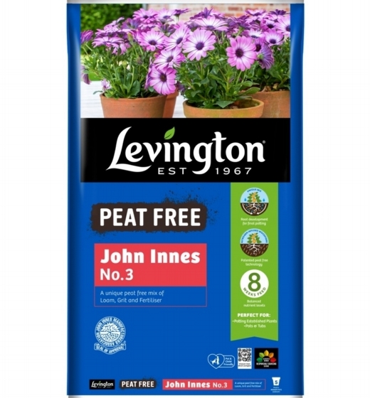 Levington Peat Free John Innes No 3 Compost 25L