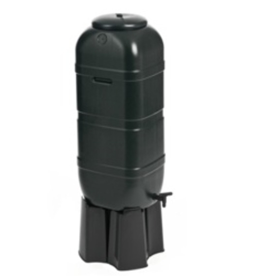 Ward Slim Line Water Butt Set 100L Black