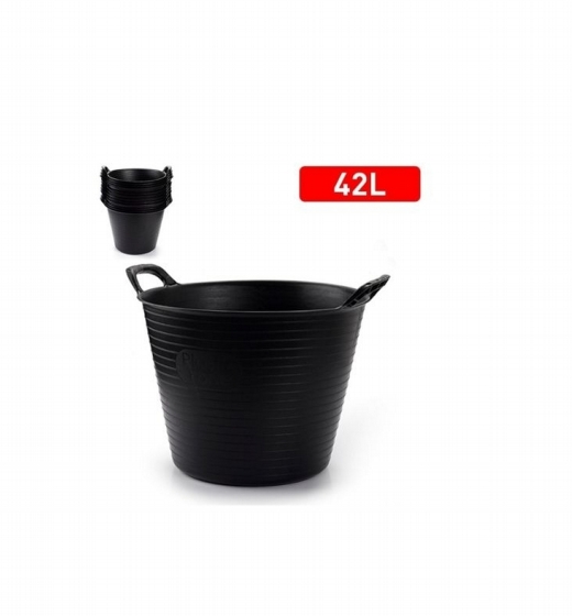 Plasticforte Eco Tub 42L Black