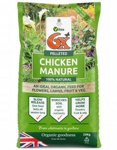 Vitax 6x Odourless Pelleted Chicken Fertiliser 20kg