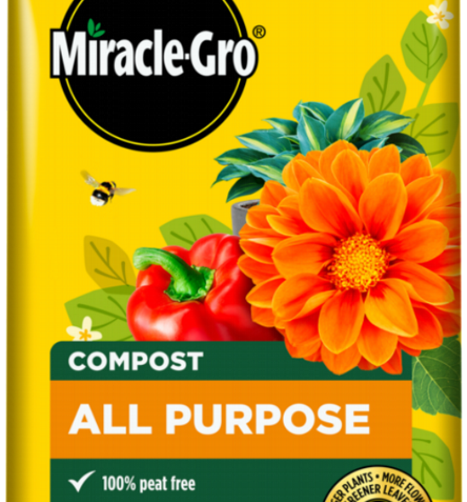Miracle-Gro All Purpose Peat Free Compost 50L