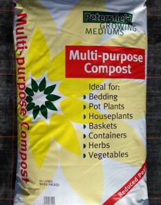 Petersfield Multi Purpose Reduced Peat Compost 60L